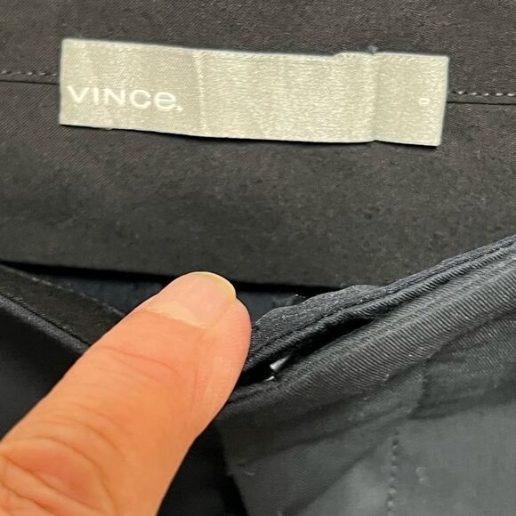 Vince Cuffed Wide Leg Straight Leg Pant in Coastal Navy Size 0 - Picture 8 of 8